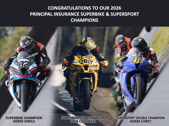 Congratulations to all of our 2026 Principal Insurance Masters Superbike Champions [...]